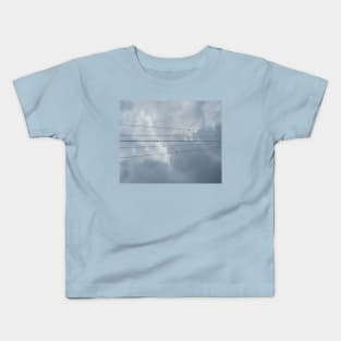 Birds on a wire Kids T-Shirt